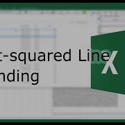 Creating Least Squared Line Make Predication Forecast And Extrapolate The Tend Excel In Minutes