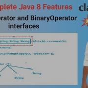Java 8 Features Class 21 UnaryOperator Interface And BinaryOperator Interface In Detail