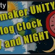 14 Analog Clock With Day Night Cycle Unity Playmaker Tutorial