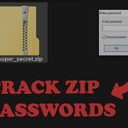 How Hackers Crack Password Protected ZIP Files