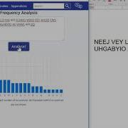 Frequency Analysis Decryption Attack Using CSFG Widget