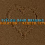TyFlow Sand Drawing Simulation Render Setup