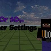 Render Settings 30 Or 60 FPS