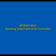Sending Data From UI To Controller Using Parameter In Spring MVC