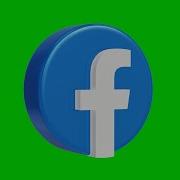 Facebook 3D Logo Green Screen Background Video