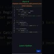 Master Inheritance In Python Parent And Child Classes Made Easy Coding Python Interview