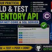 Build A Complete ASP NET Core Web API With SQL Server CRUD EF Core Swagger GitHub