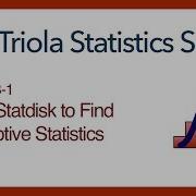 Statdisk Section 3 1 Using Statdisk To Find Descriptive Statistics