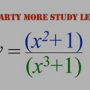 Derivatives The Quotient Rule Example 2
