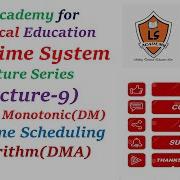 DM Scheduling Algorithm Deadline Monotonic Scheduling Algorithm Real Time System Lecture 9