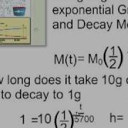 Solving Exponential Growth And Decay Problems Mp4
