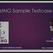 How To Create Sample TestNG TestCase Using Selenium