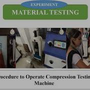 Procedure To Operate Compression Testing Machine GP Boudh Material Testing Lab CE Lab