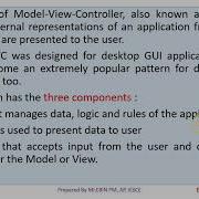 JAVA MODULE 5 TOPIC 2 MODEL VIEW CONTROLLER MVC