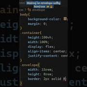 Making An Envelope In Html Css Shorts Coding Html