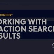 Working With Reaction Search Results In CAS SciFinder