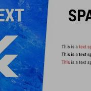 Flutter TextSpan Widget