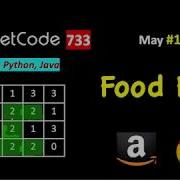 Заливка водой LeetCode 733 C Java Python Май LeetCoding День 11