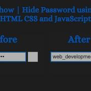 Show Hide Password Using HTML CSS And JavaScript Javascript Frontend Animation Loader Loading
