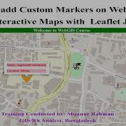 How To Add Custom Markers On Web GIS Interactive Maps With Leaflet JS