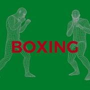Green Screen Wireframe Man Boxing Punching Front And Side View