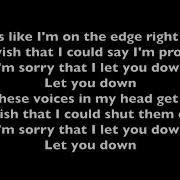 Let You Down NF Lyrics