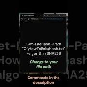 How To Get A File Hash Using PowerShell Powershell Windows Coding Microsoft Sha256