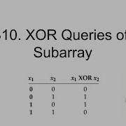 9 13 24 1310 XOR Queries Of A Subarray