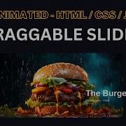 Animated Draggable Slider HTML CSS JS Tutorial