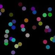 Random Colored Balls Moving In Processing