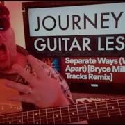 How To Play Separate Ways Worlds Apart Stranger Things Bryce Miller Remix Journey Guitar Tutorial