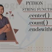String Center Count Endswith Function In Python Hindi String Stringfunctions Avitsupaul