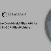 IRI DarkShield API Searching Masking PII In GCP File Stores
