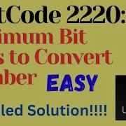 LeetCode 2220 Minimum Bit Flips To Convert Number EASY JAVA Detailed Solution