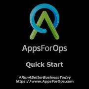 AppsForOps Quick Start