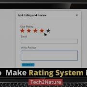 How To Make Rating System In PHP Part 2 Hindi Easy Way