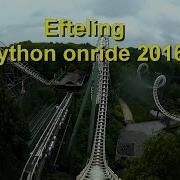 Efteling Python Onride 2016 Achterbahn Looping Coaster Front Raw POV HD