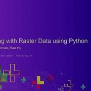 Working With Raster Data Using Python