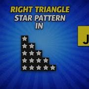 Right Triangle Star Pattern In JavaScript JS Pattern Shorts
