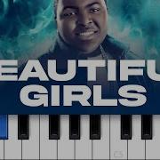 Sean Kingston Beautiful Girls Piano Tutorial