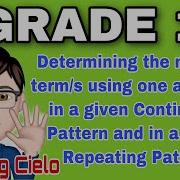 Determining The Missing Term Using One Attribute In A Given Continuous Pattern Repeating Pattern