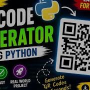 Python QR Code Generator Easy Project For Beginners