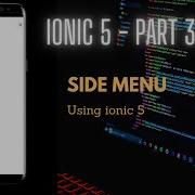 Sidemenu Ionic Series Developers Tutorial