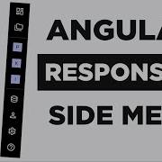 Angular Responsive Sidebar Menu Navigation EASY