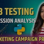 A B Testing Regression Analysis Project Marketing Campaign Analysis Data Analysis Project