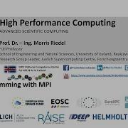 2022 High Performance Computing Lecture 2 Parallel Programming With MPI Part1