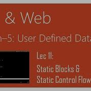 Static Blocks Static Control Flow Java