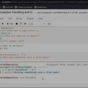 Error And Exception In Python Programming