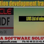 Application Development Framework ADF LOVS List Of Values Part 1