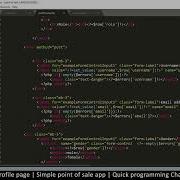 83 Profile Page Simple Point Of Sale App In Php Javascript Quick Programming Tutorial